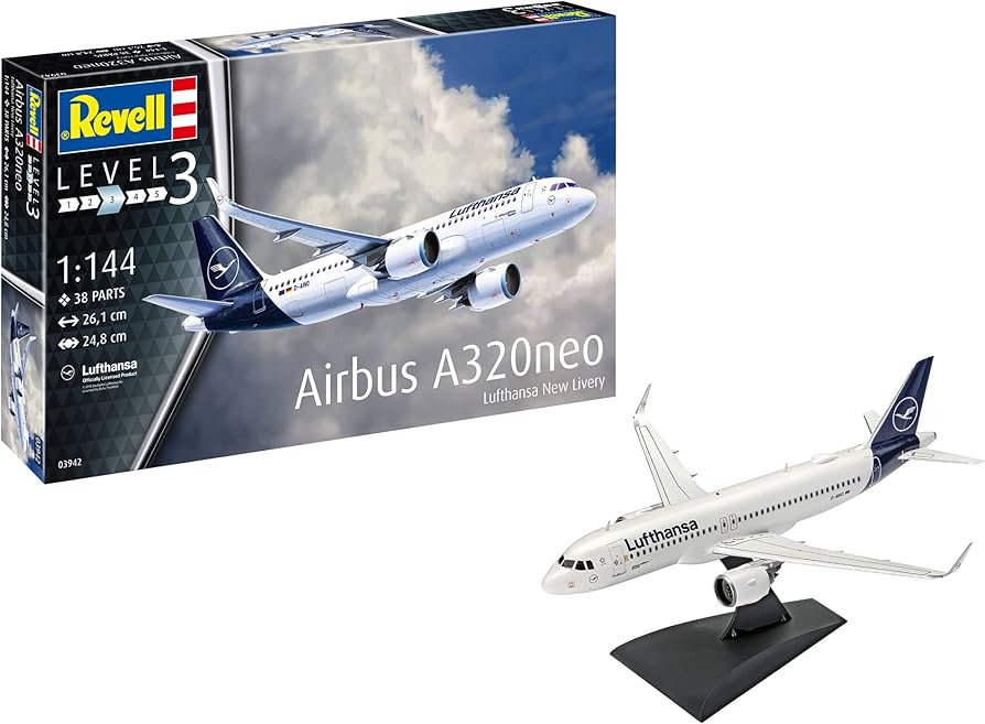 Amazon.com: Revell 03942 Airbus A320 Neo Model Kit, 1:144 Scale