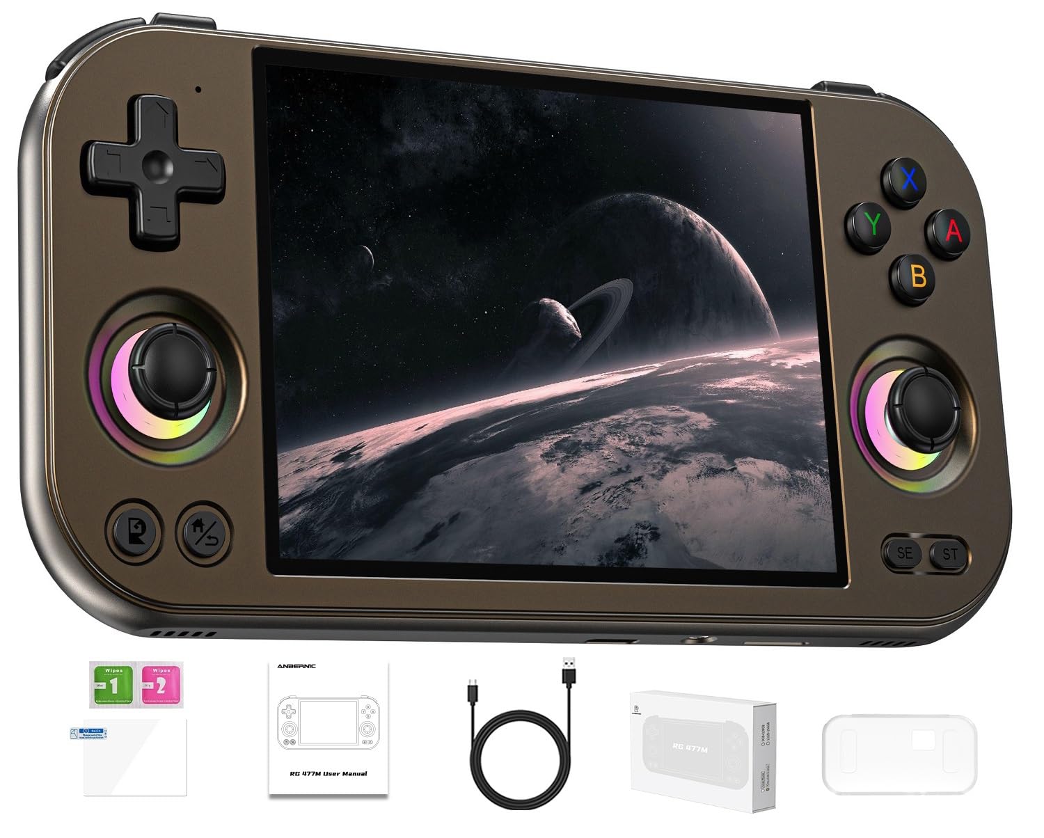 Amazon.com: ANBERNIC RG477M Retro Handheld Game Console , Aluminum