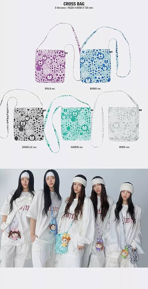 Amazon.com: (Cross Bag) NEWJEANS SUPERNATURAL NJ X MURAKAMI