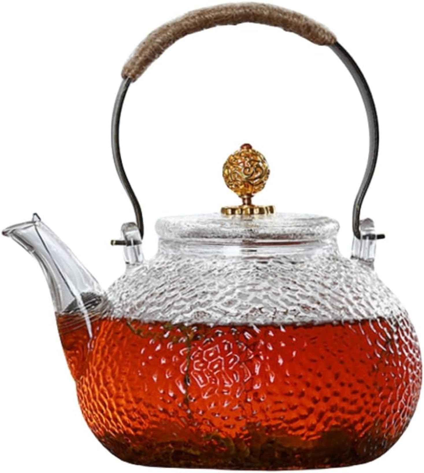 Amazon | 耐熱ガラス ティーポット ガラス 急須 耐熱 ガラス 直火 急須