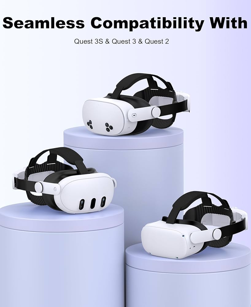 Amazon.com: Head Strap for Quest 3S/ Quest 3/Quest 2, Elite Strap