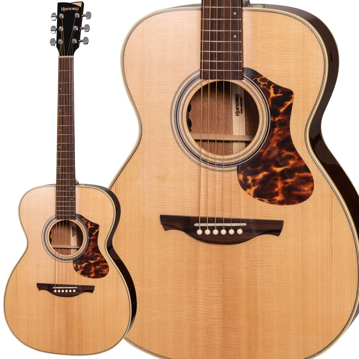 Amazon | HISTORY NT-S4 Natural アコースティックギター オール単板