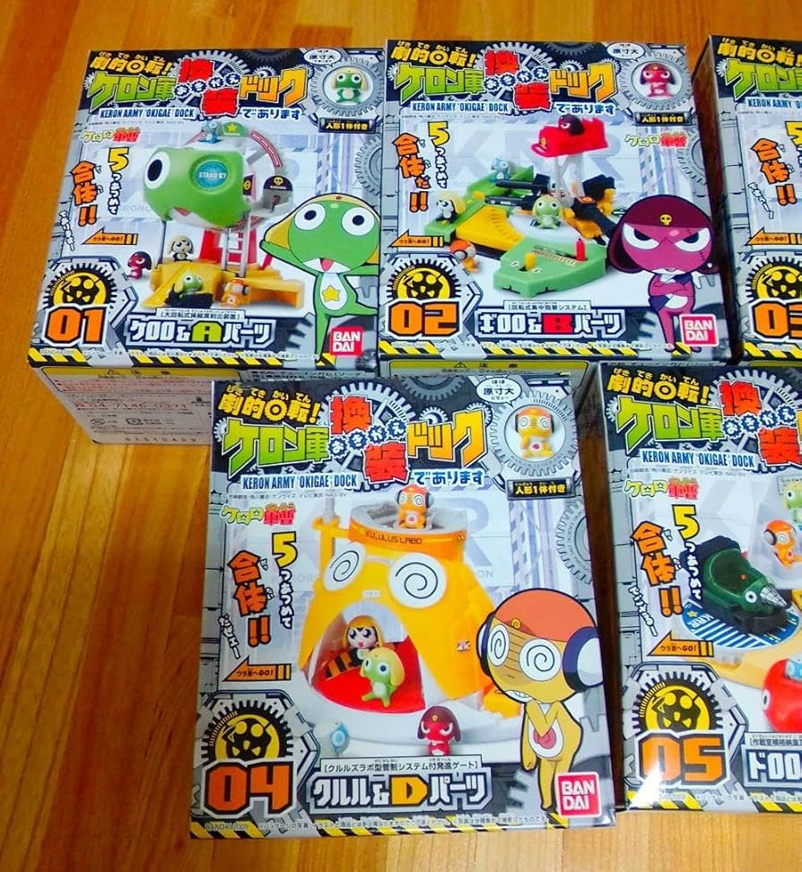 Amazon.co.jp: ケロロ軍曹 ケロン軍おきがえドック おもちゃ 玩具 当時