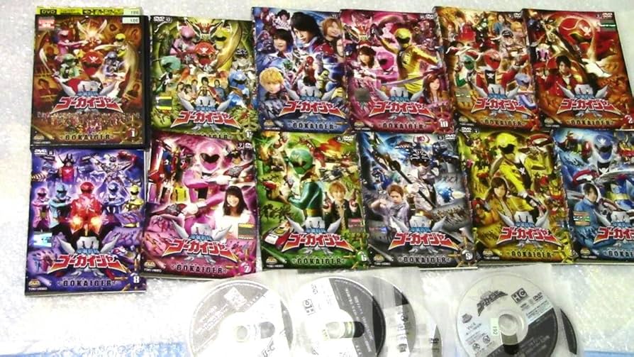 Amazon.co.jp: 海賊戦隊ゴーカイジャー DVD 全12巻 全話 レンタル落ち