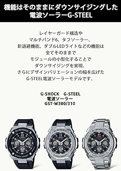 Amazon.com: CASIO G-SHOCK G-Steel Tough Solar Multi-Band 6 GST