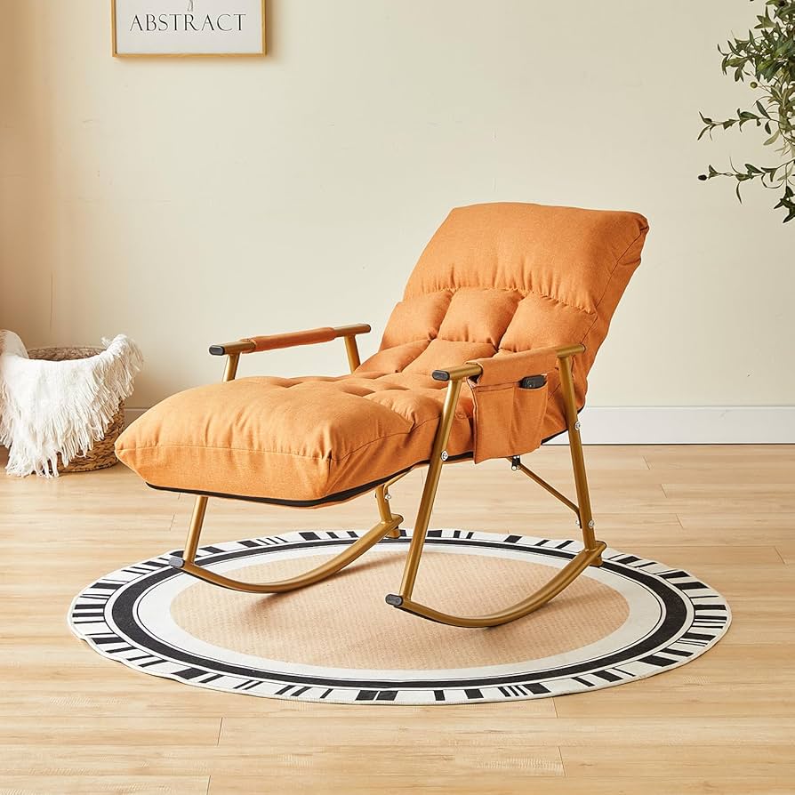 Amazon｜KAIHAOWIN ロッキングチェア 改良型 リラックスチェア