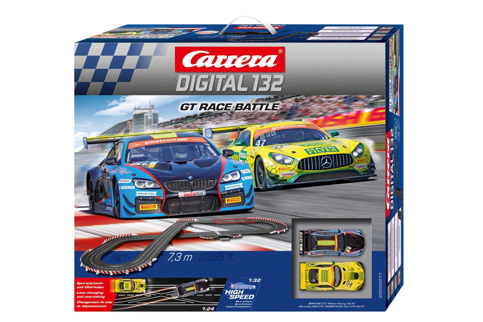 Amazon.co.jp: Carrera スロットカーホームコースセット GT Race