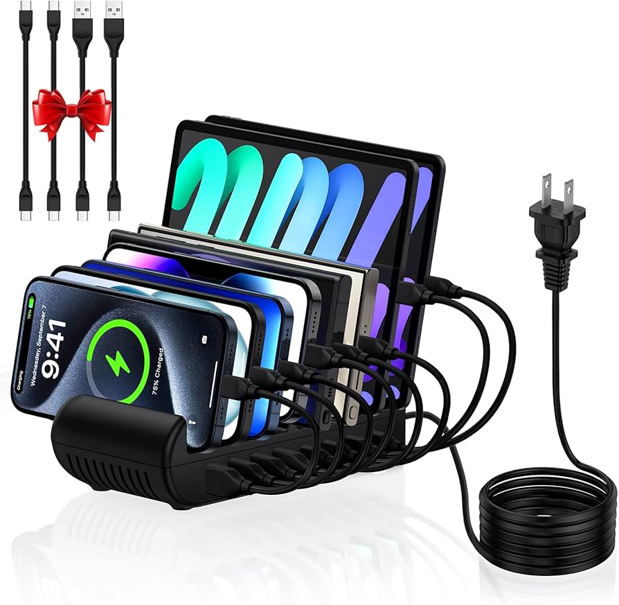 Amazon | 65W USB充電ステーション 8ポート 【Type-c *4 USB-A *4