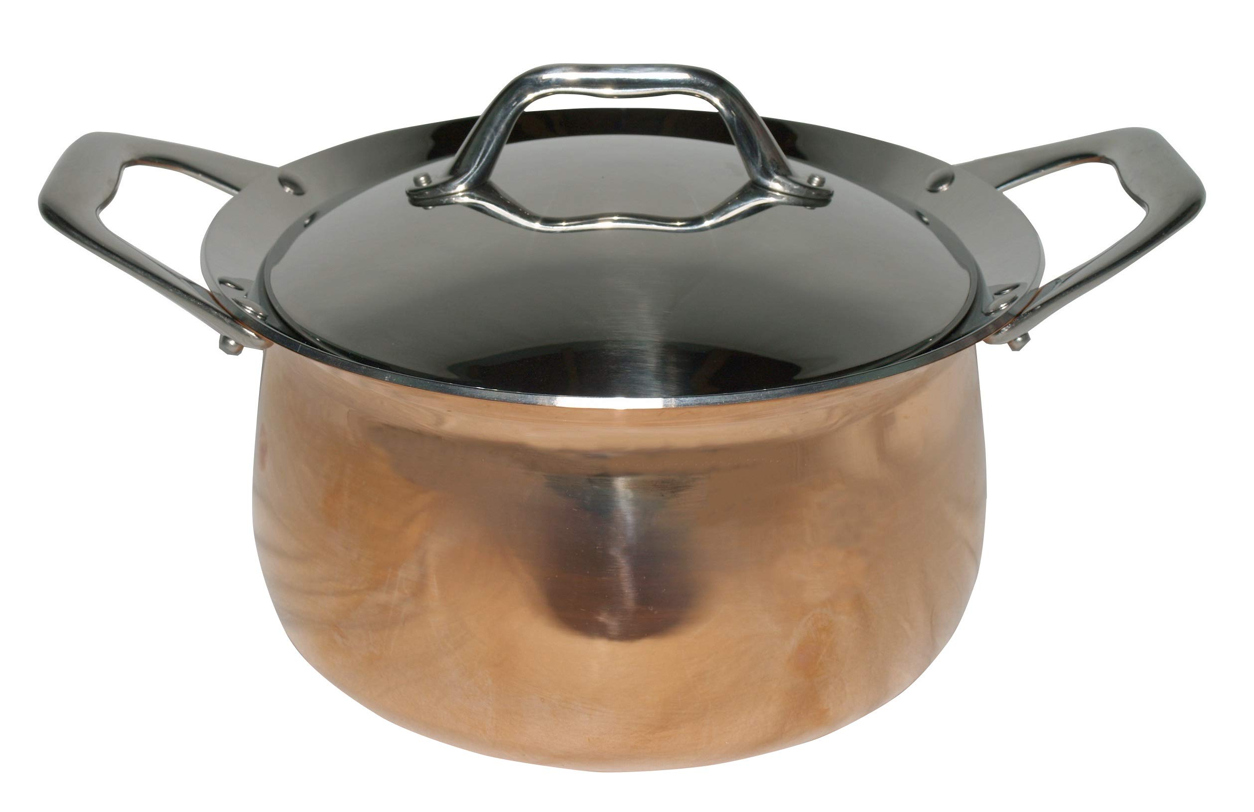 Amazon｜Barazzoni(バラゾーニ) 両手鍋 コパー 5L キャセロール 24cm