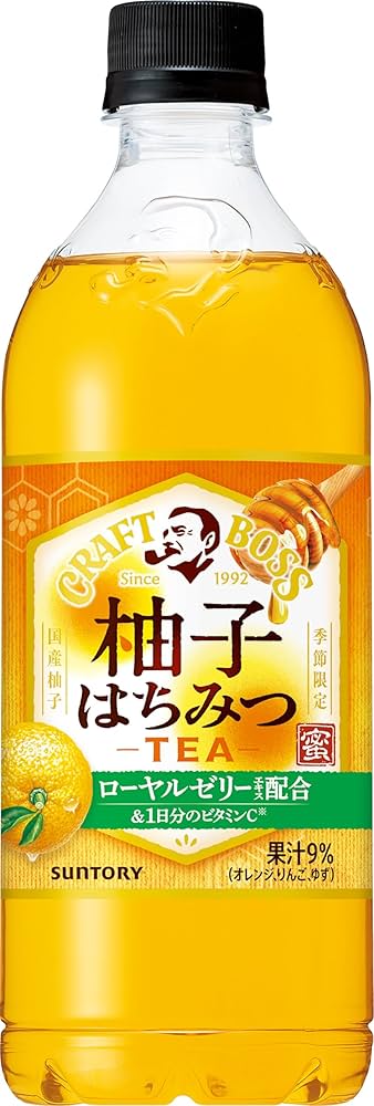 Amazon.co.jp: サントリー クラフトボス 柚子はちみつティー 紅茶
