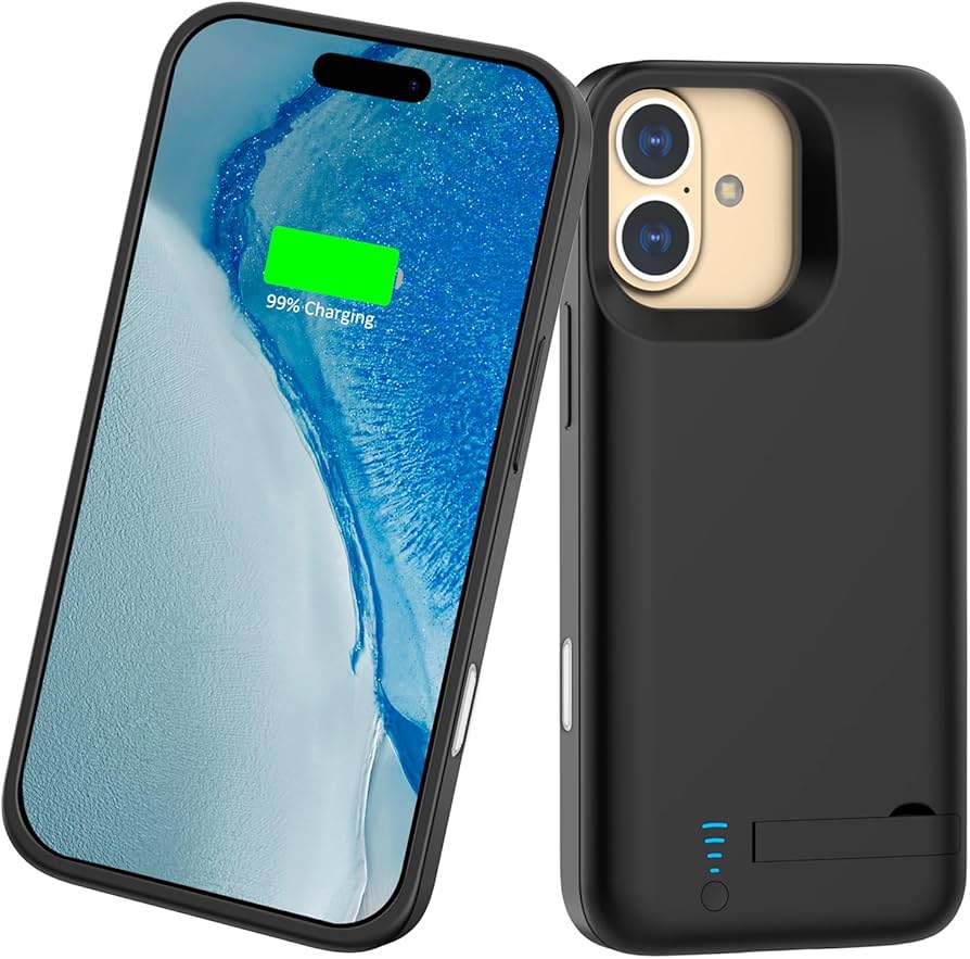 Amazon | DOKYW iPhone 16 Plus 対応バッテリー内蔵ケース 6800mah