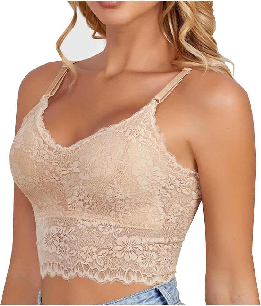 Amazon.com: Camisoles for Women Sexy Lace Spaghetti Strap Full