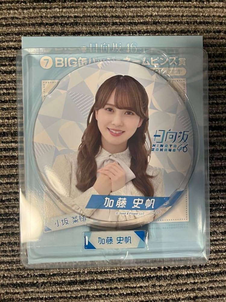 Amazon.co.jp: 日向坂46 ローソンくじ BIG缶バッジ : おもちゃ
