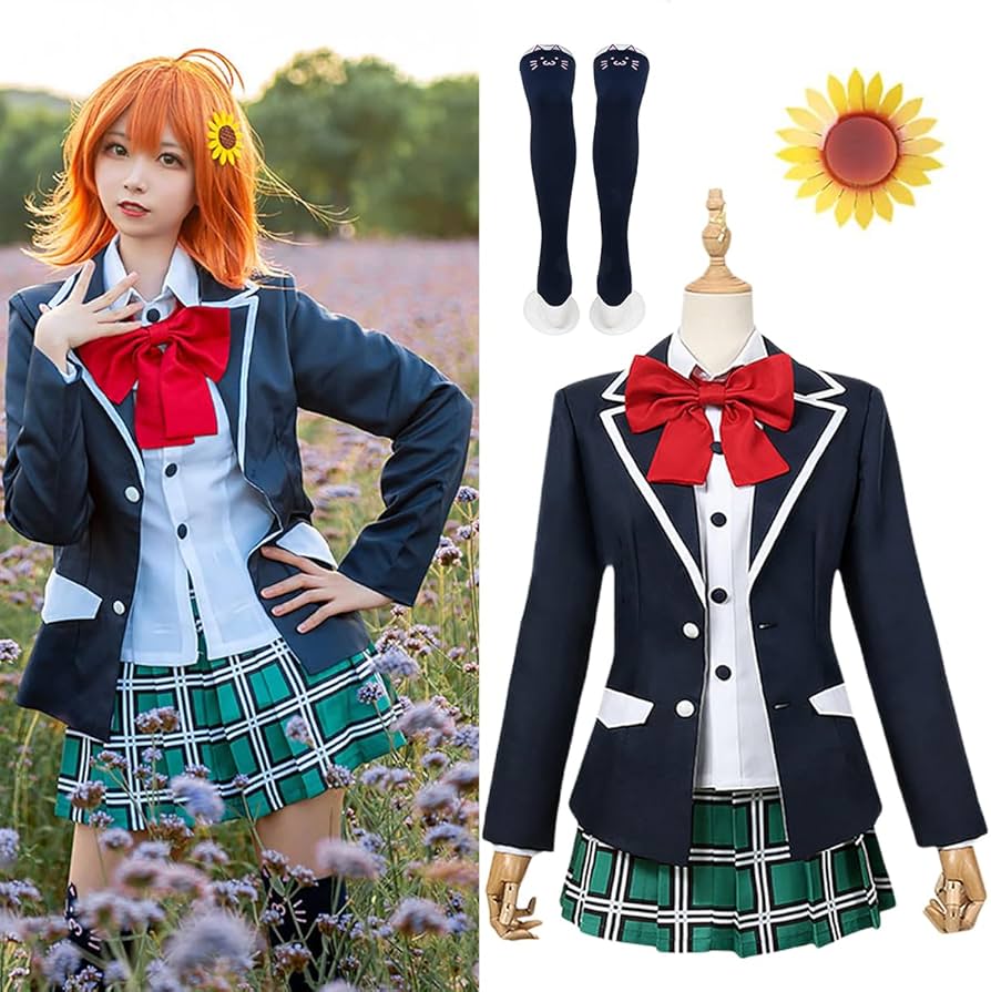 Amazon.co.jp: [HAOJEE]本間 ひまわりコスプレ衣装 髪飾りやウイッグ