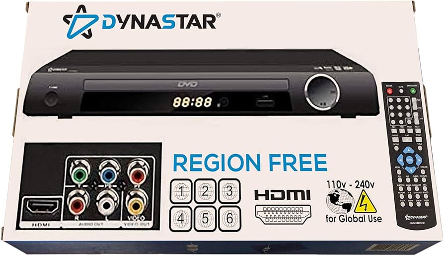 Amazon | リージョンフリー DVDプレーヤー Dynastar DVD-X9000HD HDMI