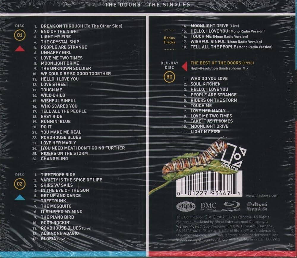 The Doors - The Singles (2 CDs, 1 Blu-ray Box-Set) (3 CD) - Amazon