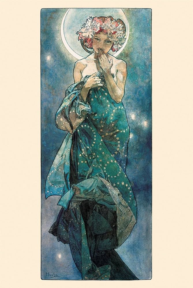Alphonse Mucha アート作品 2点セット Alphonse Mucha アート作品 2点