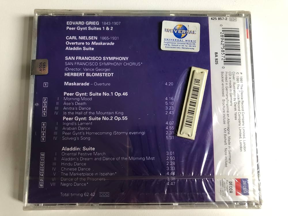 Edvard Grieg, Carl Nielsen, Herbert Blomstedt, San Francisco