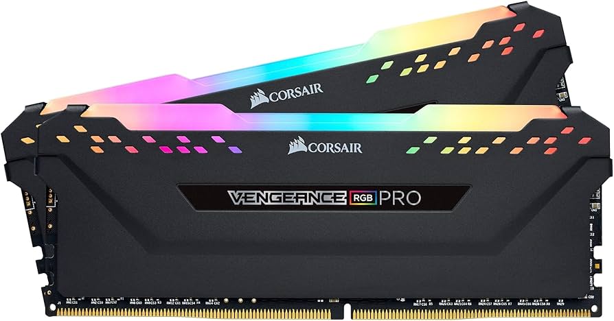 CORSAIR Vengeance RGB PRO DDR4 RAM 32GB (2x16GB) 3200MHz CL16-20