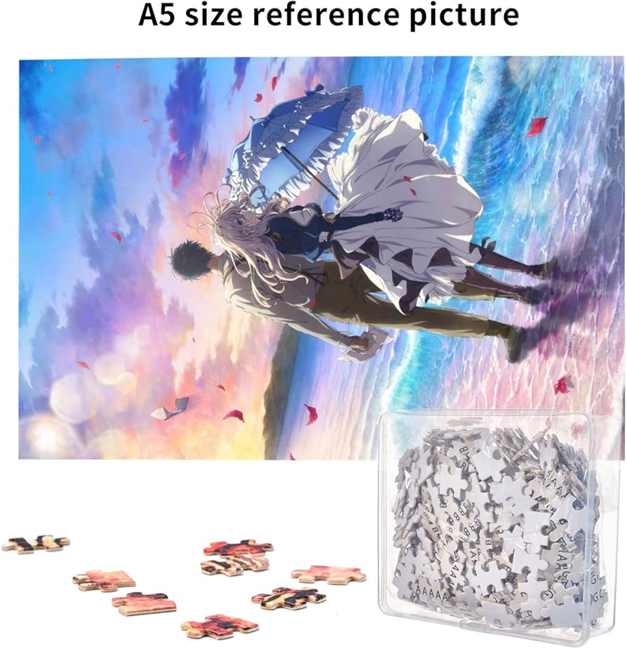 Amazon.co.jp: ジグソーパズル ヴァイオレットエヴァーガーデン 木製