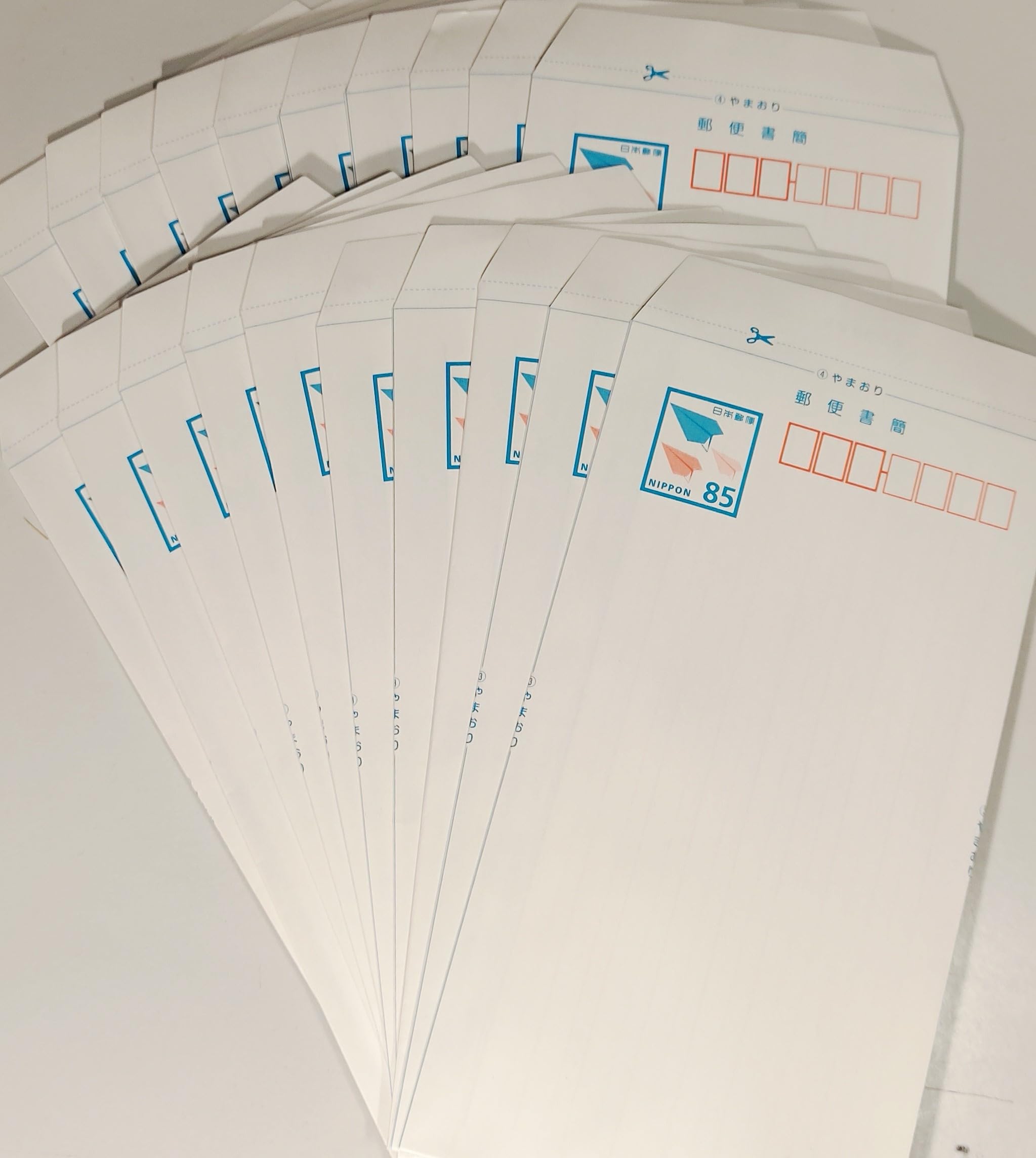 Amazon | 新料金 85円 ミニレター 郵便書簡 糊付け済み20枚完成品