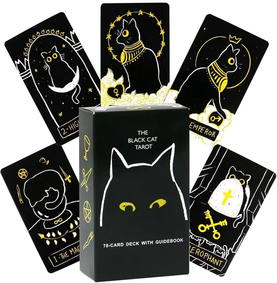 Amazon.co.jp: タロットカードセット 猫タロット占いカード タロット