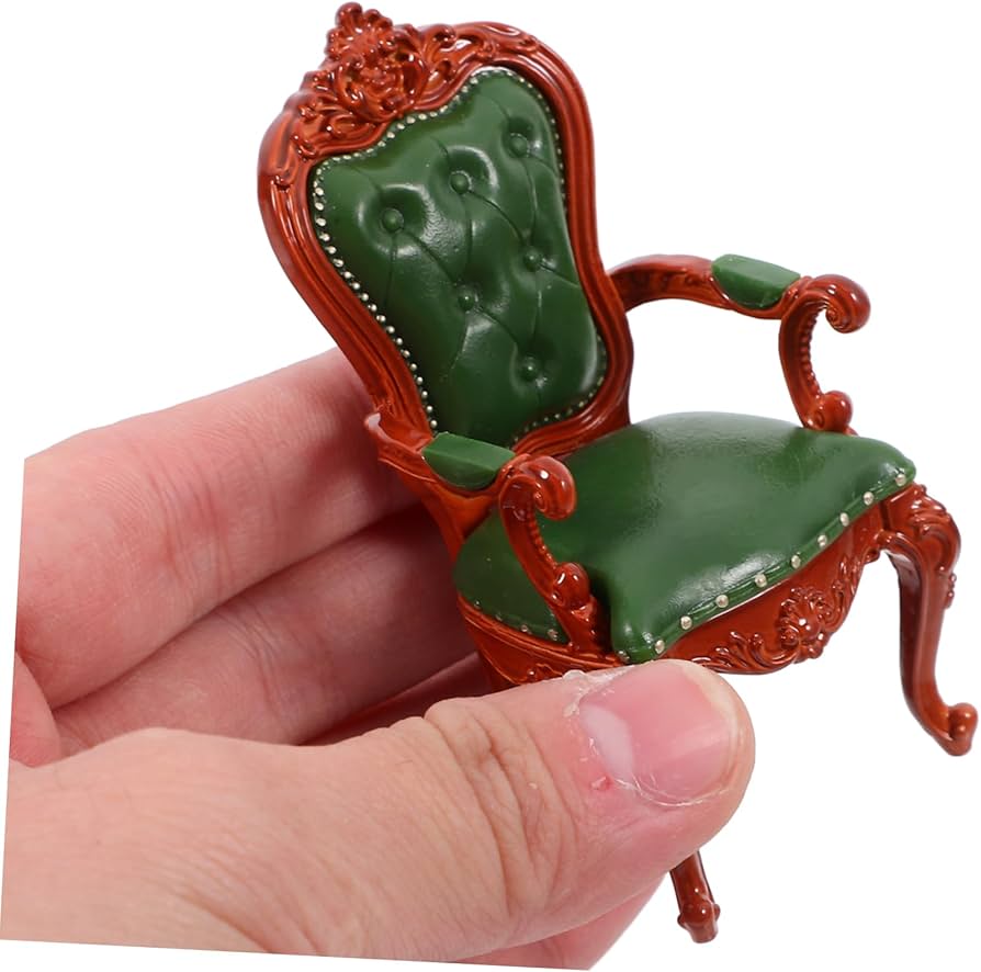 Amazon | MUSISALY ミニチュアチェア フィギュア用 椅子型装飾