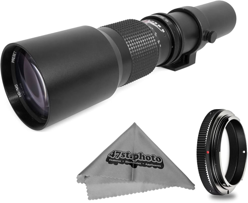 Amazon.co.jp: スーパー500mm 手動プリセット望遠ズームレンズ Nikon 1