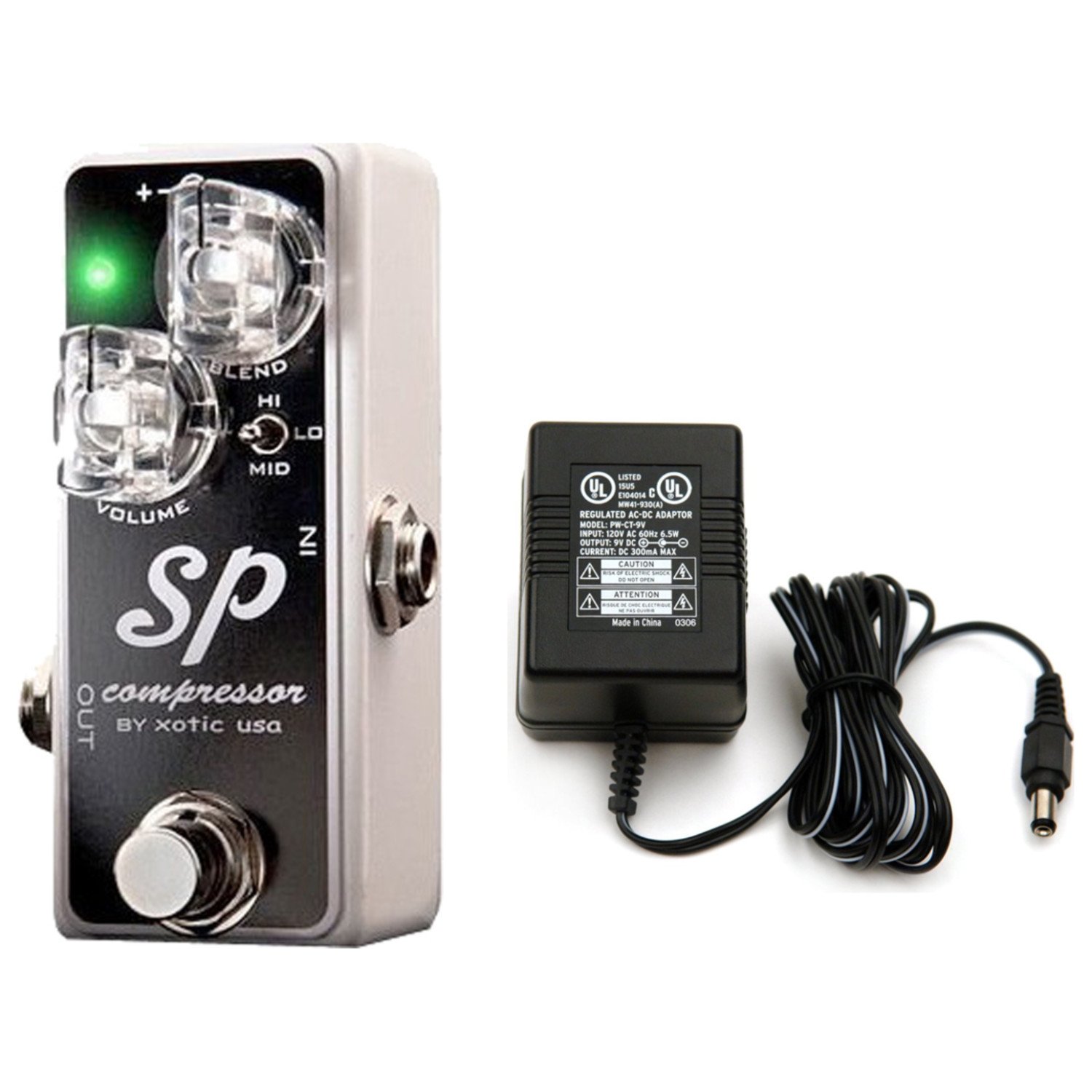 Xotic SP Compressor ギターエフェクター 18V変換アダプター Xotic SP
