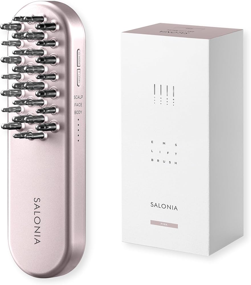 Amazon.co.jp: SALONIA Salonia EMS Lift Brush Pink Electric Brush