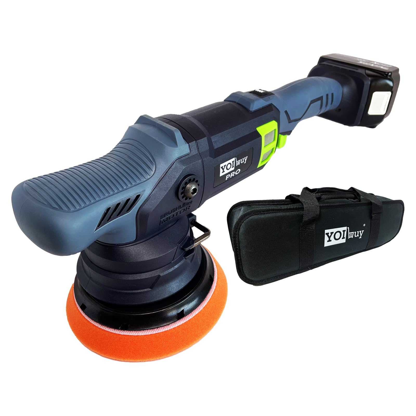 Amazon | YOIbuy PRO 充電式 ポリッシャー 125mm ランダムオービタル