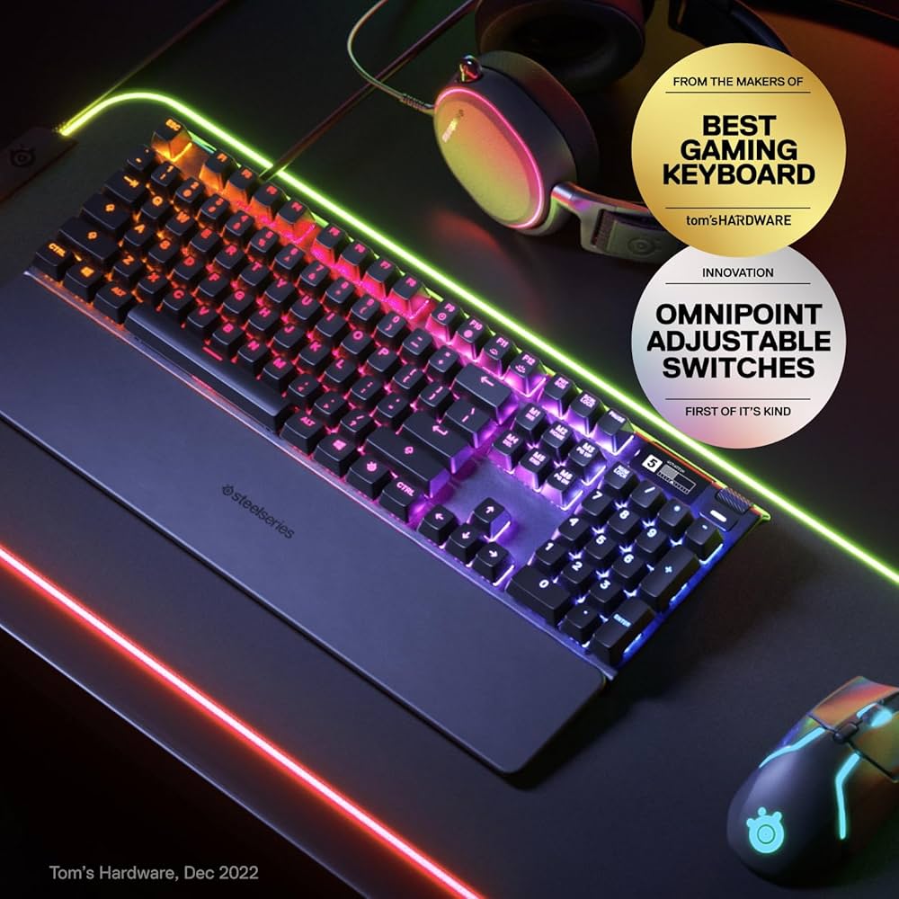 Amazon | SteelSeries Apex Proメカニカルゲーミングキーボード–調整