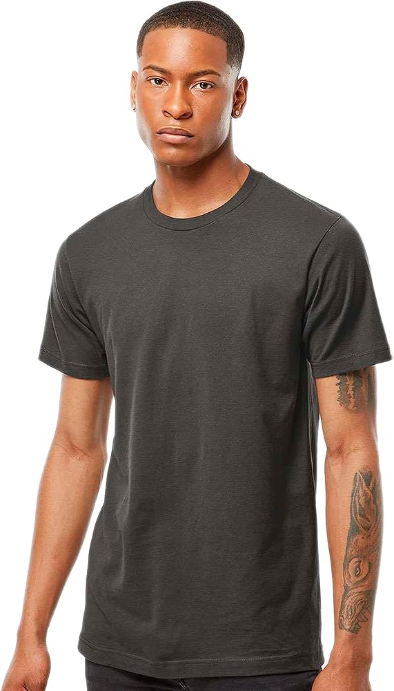 Tultex 202 - Unisex Fine Jersey Tee Charcoal Grey (Charcoal Grey