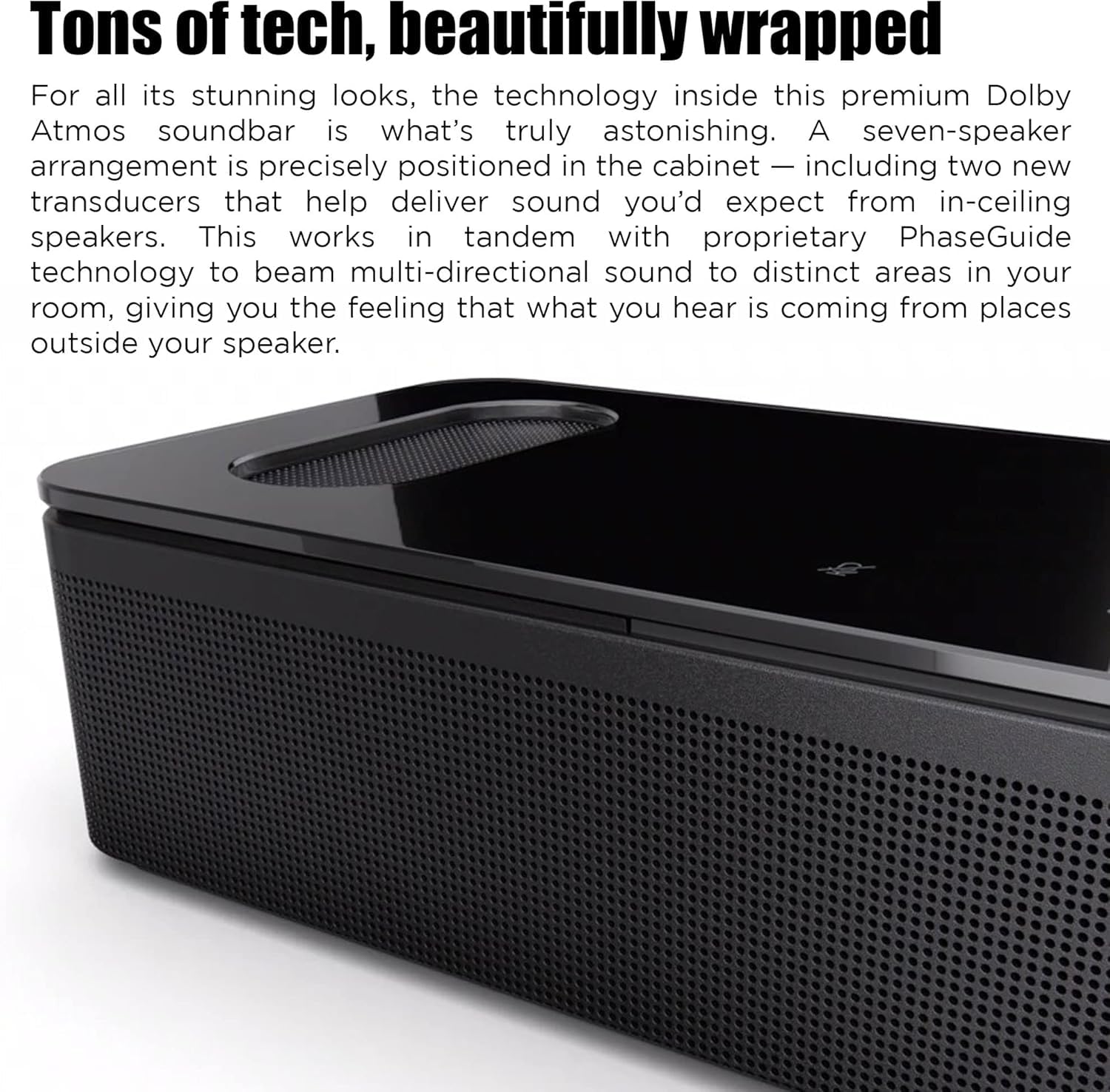 Amazon.com: Bose Smart Soundbar 900 Dolby Atmos with Alexa Built