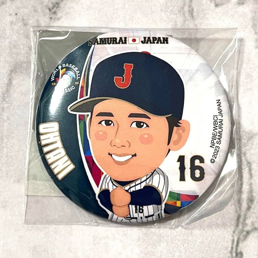 Amazon.co.jp: WBC ガチャガチャ 大谷翔平 缶バッジ : おもちゃ