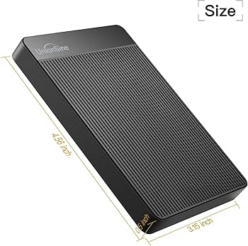 Amazon | UnionSine 500GB 外付け ハードディスク超薄型外付けHDD