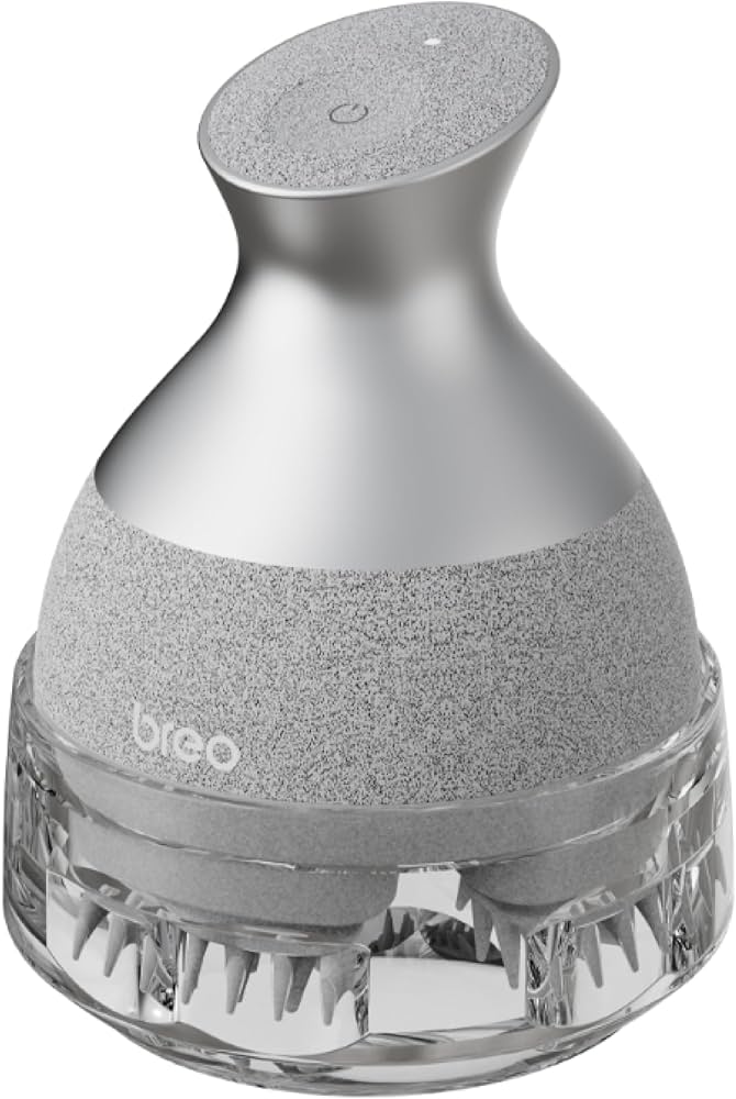 Amazon | breo 電動頭皮ブラシ ヘッドスパ IPX7防水 乾湿両用 お風呂