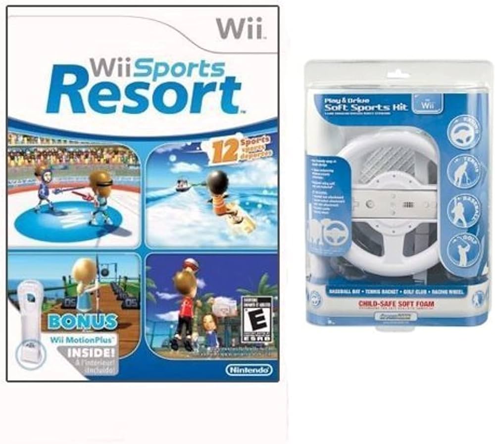 Amazon.com: Wii Sports Resort + DreamGear Play & Drive Soft Sports