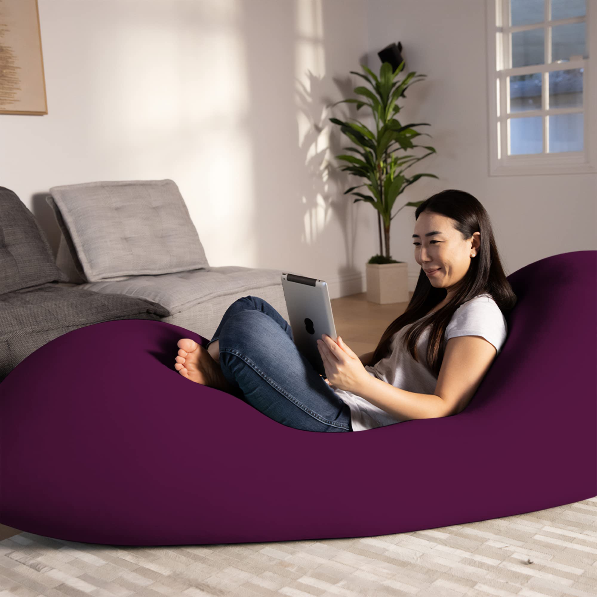 Amazon.com: Yogibo Max 6 Foot Giant Bean Bag Chair Bed Lounger for