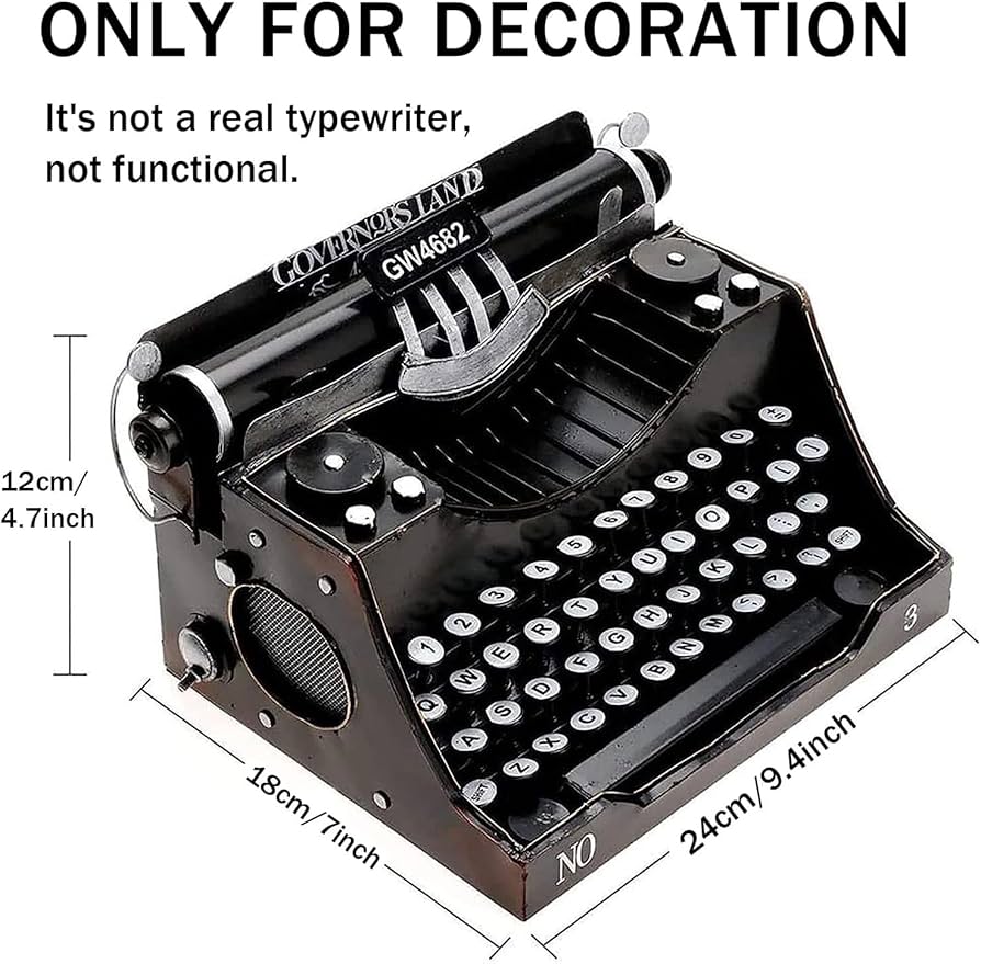 Amazon.co.jp: タイプライターモデル、クラシックなヴィンテージ装飾