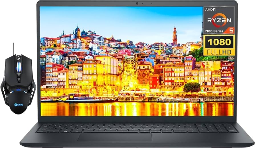 Dell Inspiron 15 3535 Laptop 2024, 32GB RAM, 1TB SSD, Student and
