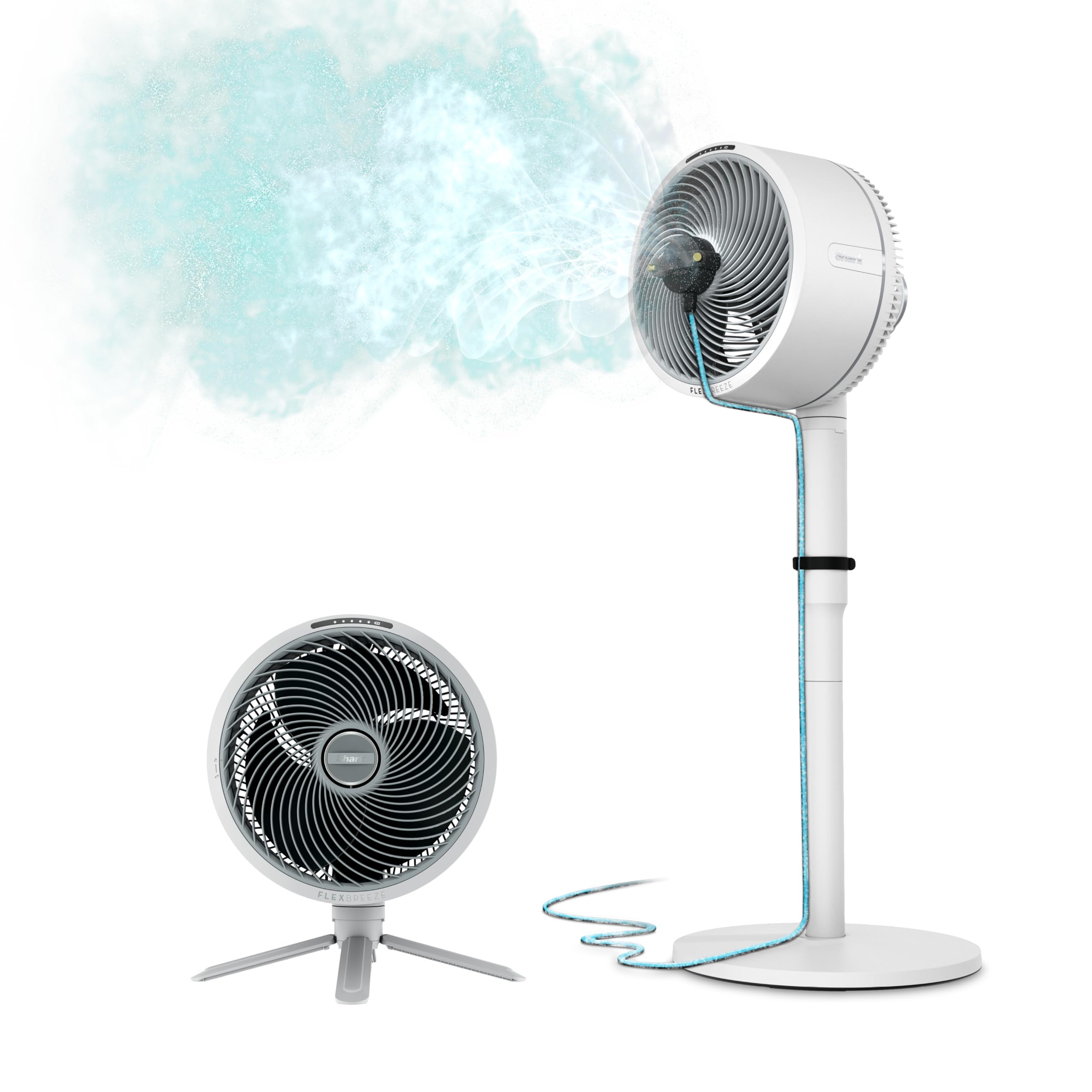 Amazon.com: Shark FlexBreeze Pedestal & Tabletop Oscillating Fan