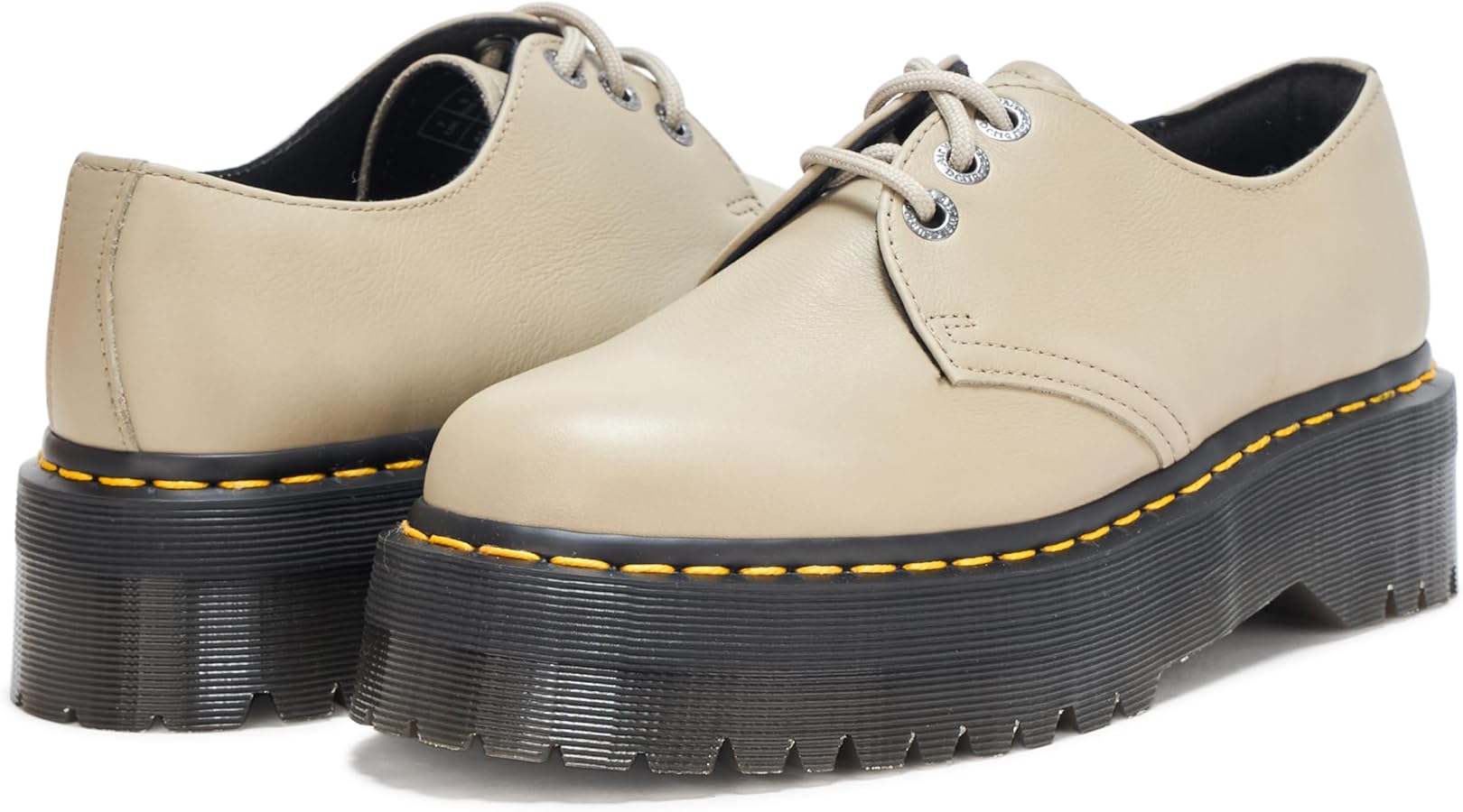 Amazon.com | Dr. Martens Unisex 1461 Quad II Pisa Leather Platform