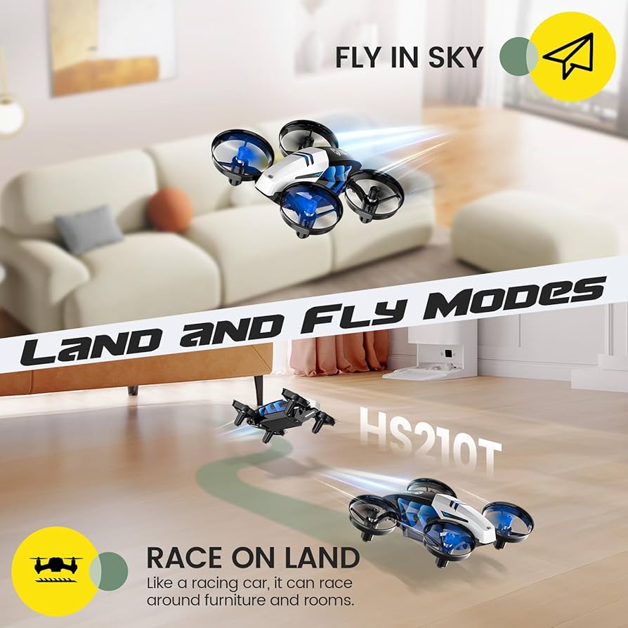 Amazon.com: Holy Stone HS210T Drones for Kids, 2 IN1 MINI Indoor