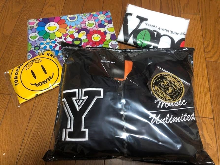 Amazon.co.jp: ゆず 20周年記念 MA-1 Lサイズ グッズセット : おもちゃ