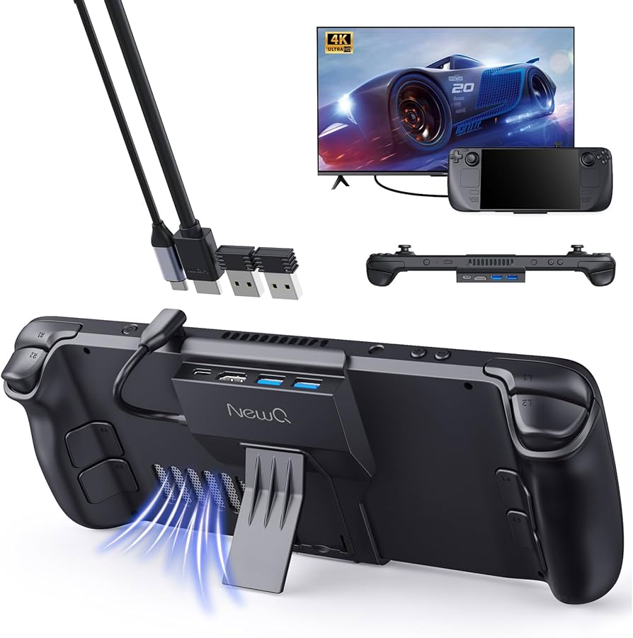 Amazon.com: Steam Deck Dock for Steam Deck/OLED with Foldable