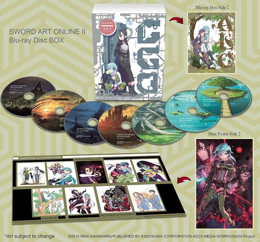 Amazon.com: Sword Art Online II Box Set Blu-ray : Movies & TV