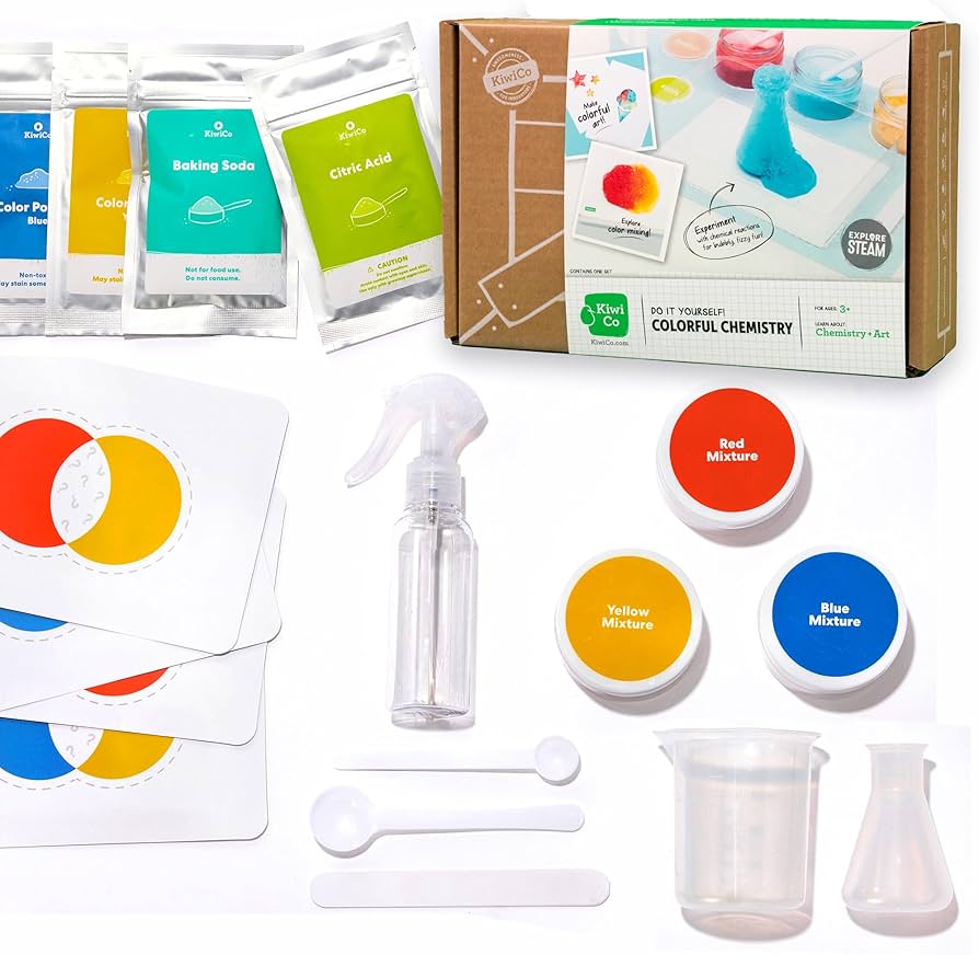 Amazon.com: KiwiCo - Colorful Chemistry Set and Science Kit with