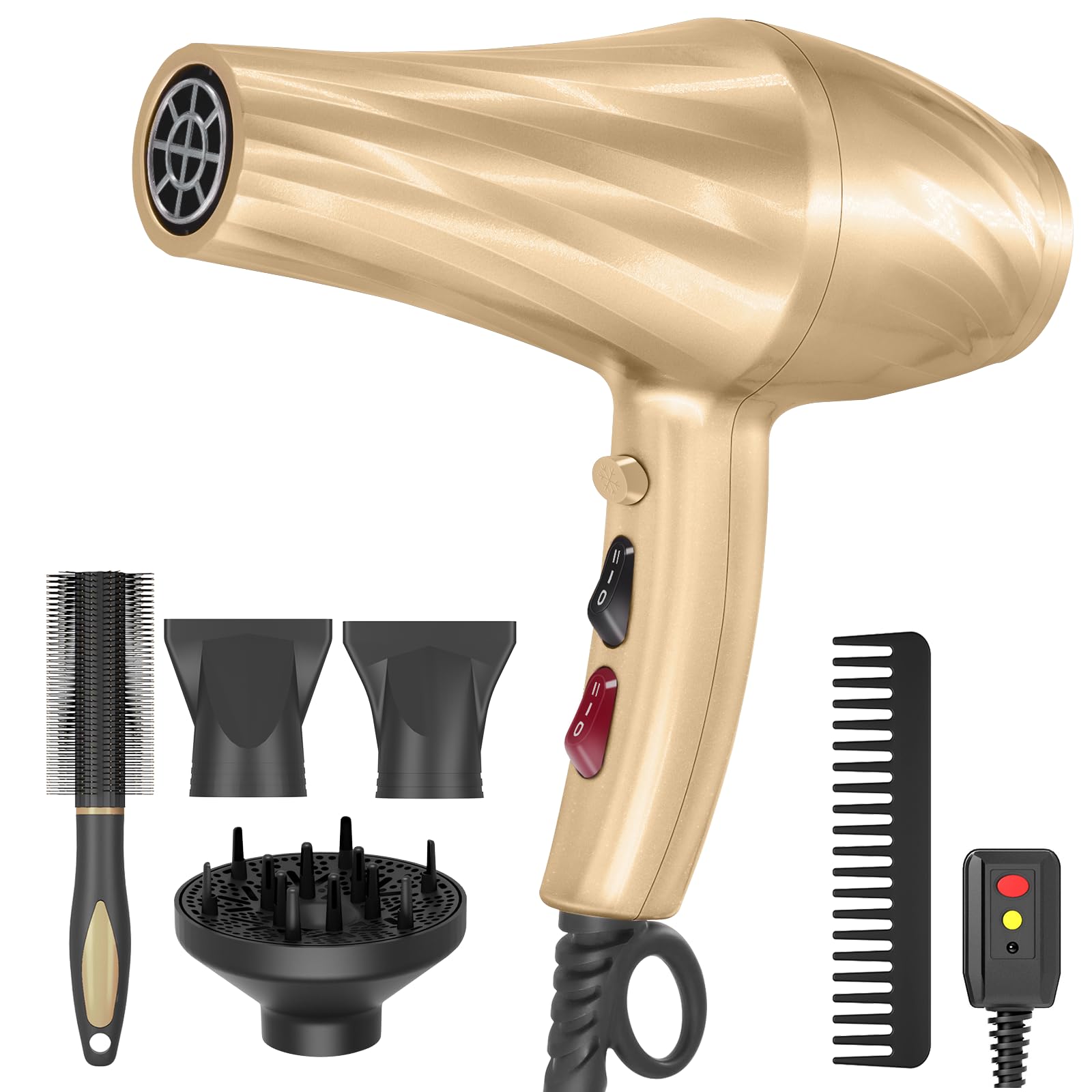 Amazon.com : Ionic Hair Dryer,2400W Negative Ion Low Noise Hair