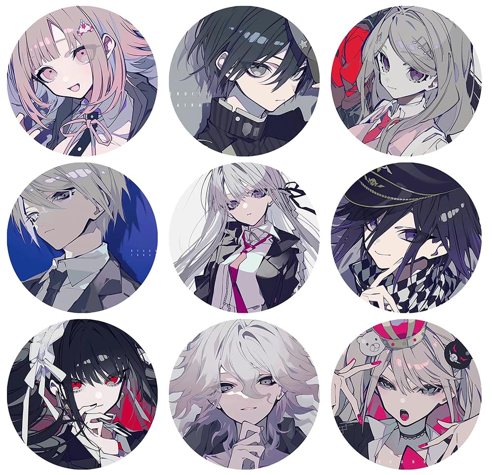 Amazon.co.jp: 赤松楓 缶バッジ ダンガンロンパ 非公式 霧切響子 七海